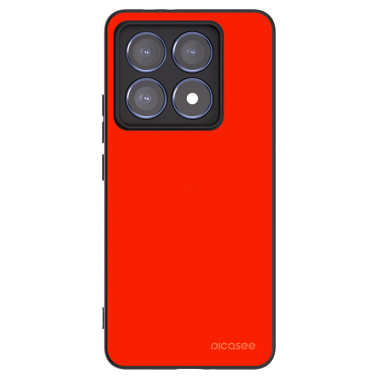 Picasee fekete szilikon tok az alábbi mobiltelefonokra Xiaomi 14T Pro - Maranello Red