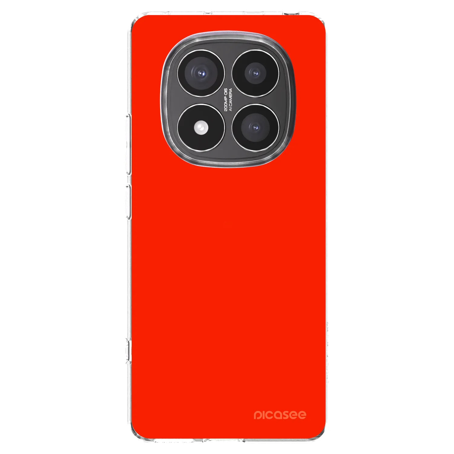 Picasee átlátszó szilikon tok az alábbi mobiltelefonokra Xiaomi Redmi Note 14 Pro+ 5G - Maranello Red