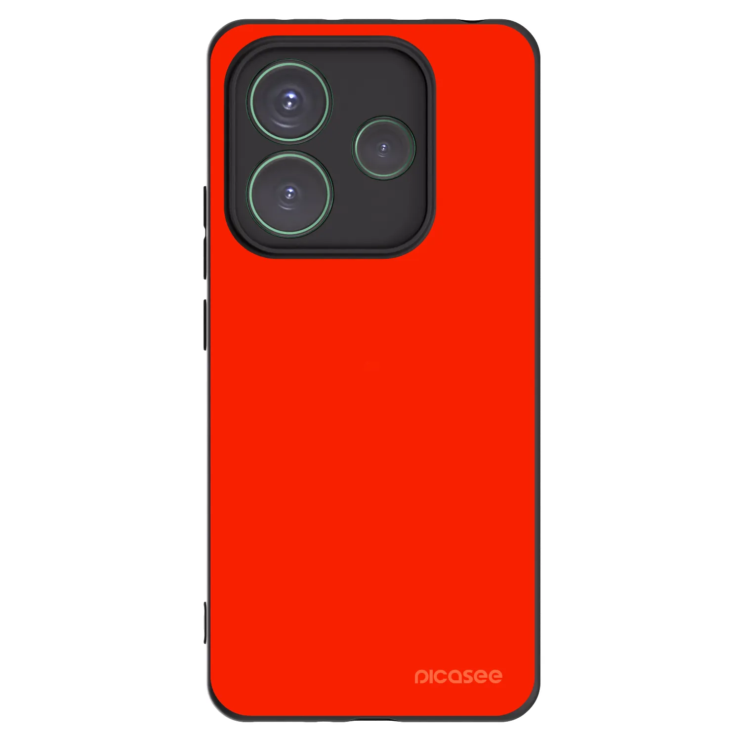 Picasee fekete szilikon tok az alábbi mobiltelefonokra Xiaomi Redmi Note 14 5G - Maranello Red