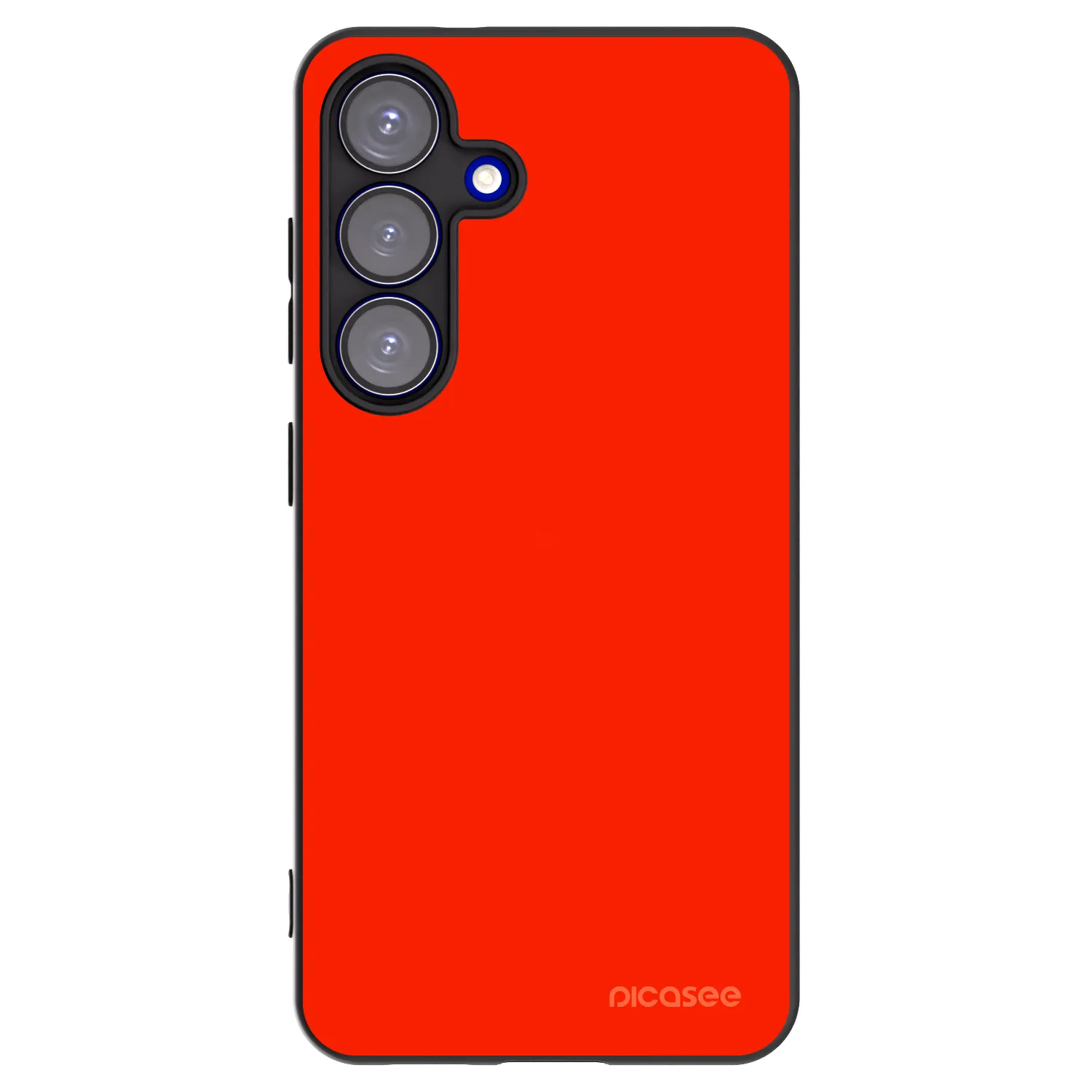 Picasee fekete szilikon tok az alábbi mobiltelefonokra Samsung Galaxy S25 5G - Maranello Red