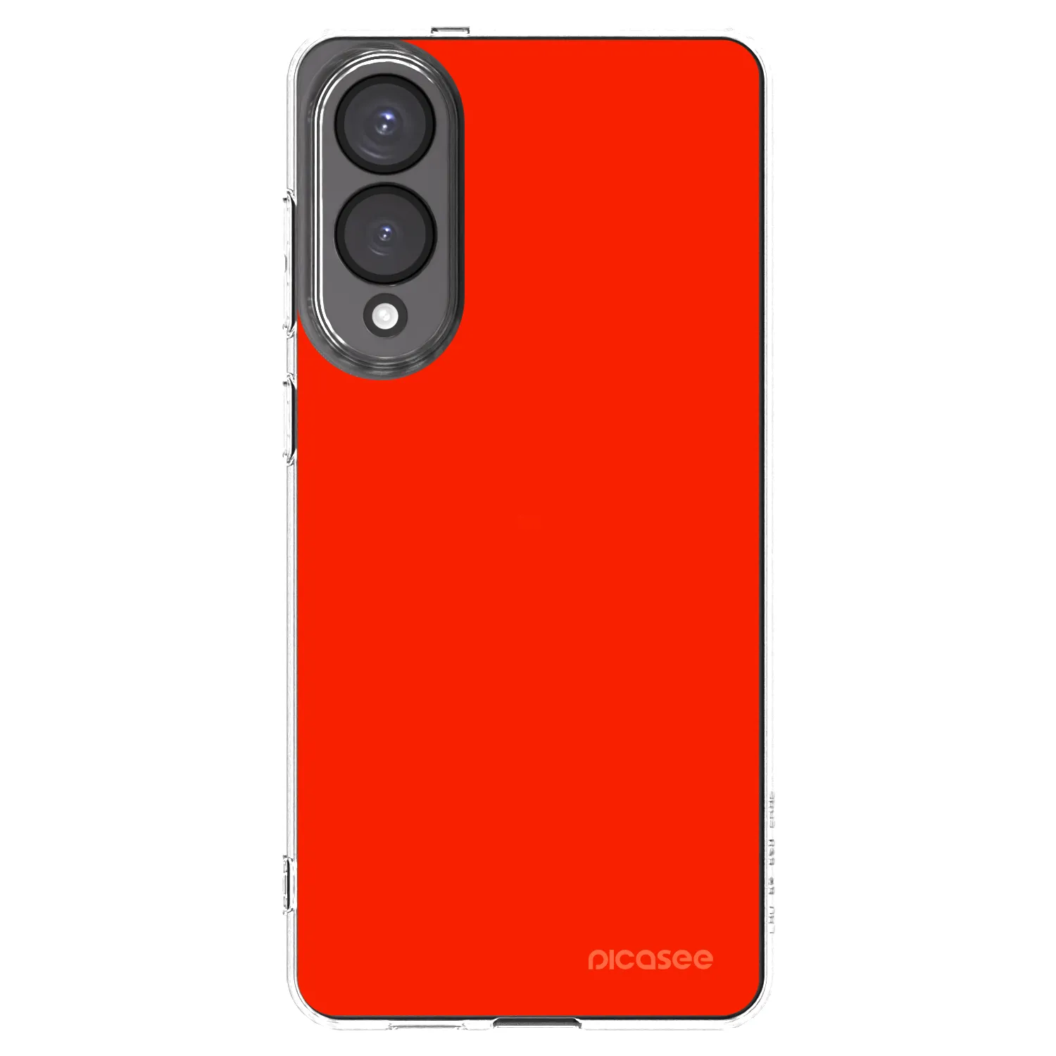 Picasee átlátszó szilikon tok az alábbi mobiltelefonokra Samsung Galaxy S25 Edge 5G - Maranello Red