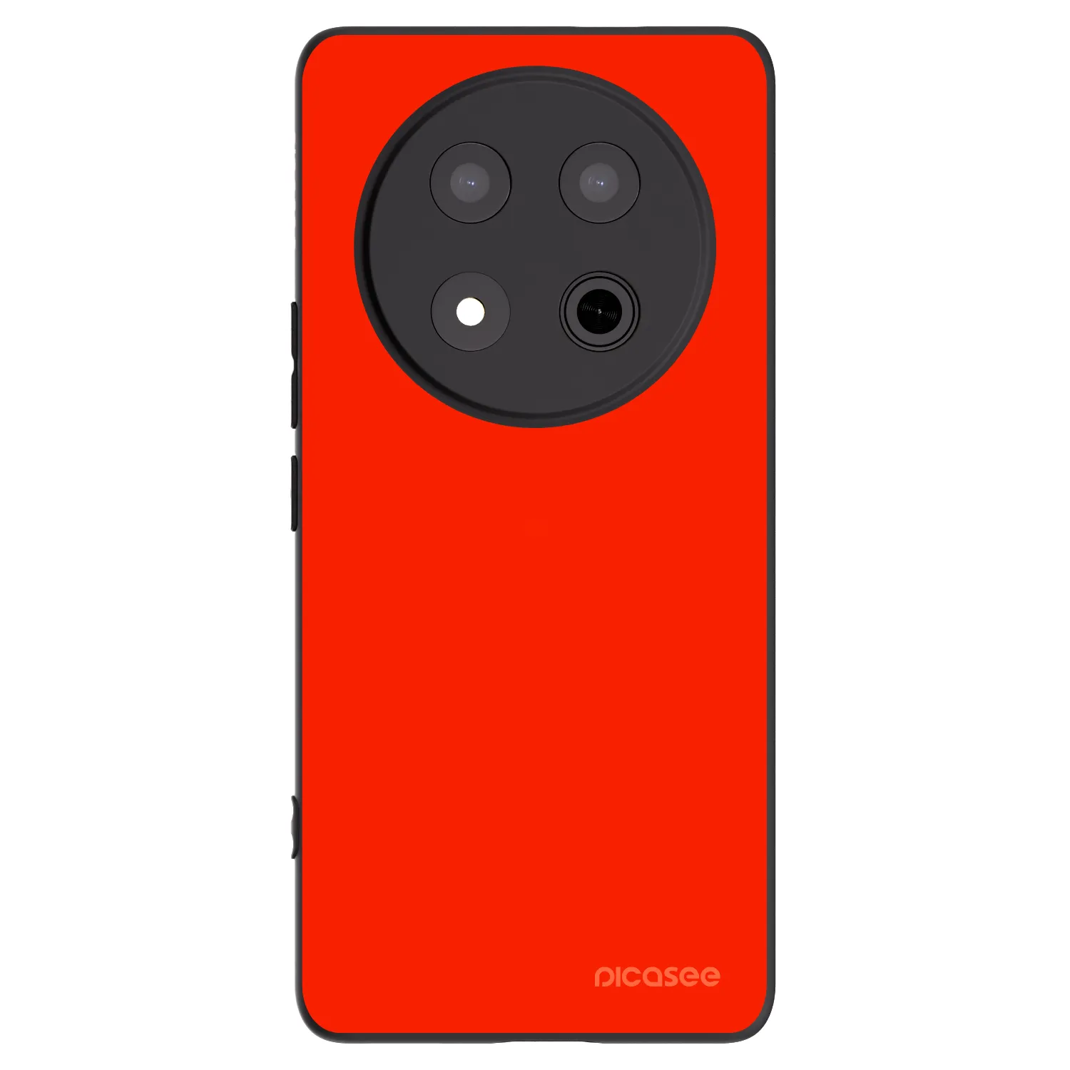 Picasee fekete szilikon tok az alábbi mobiltelefonokra Honor Magic7 Lite 5G - Maranello Red