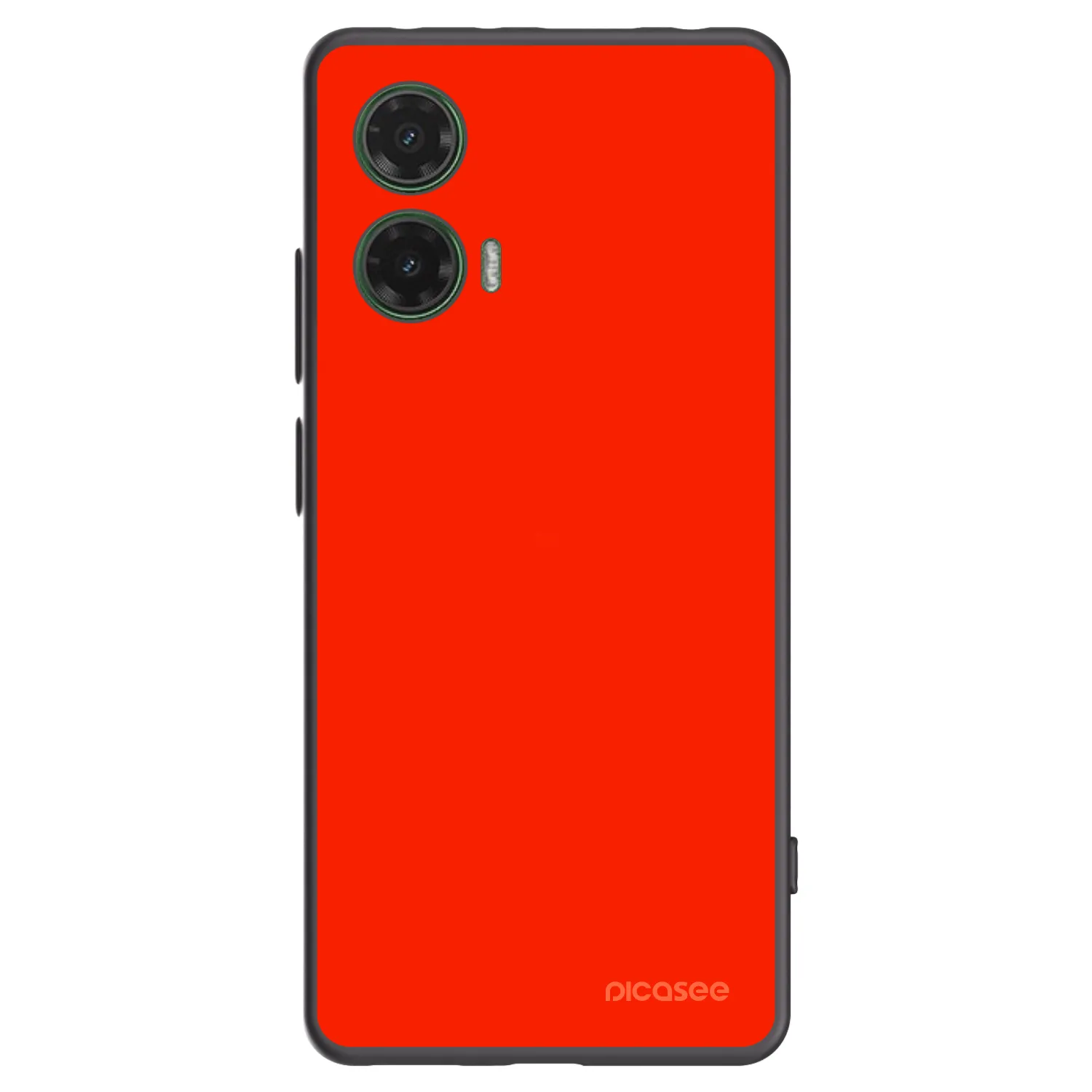 Picasee fekete szilikon tok az alábbi mobiltelefonokra Motorola Moto G35 5G - Maranello Red