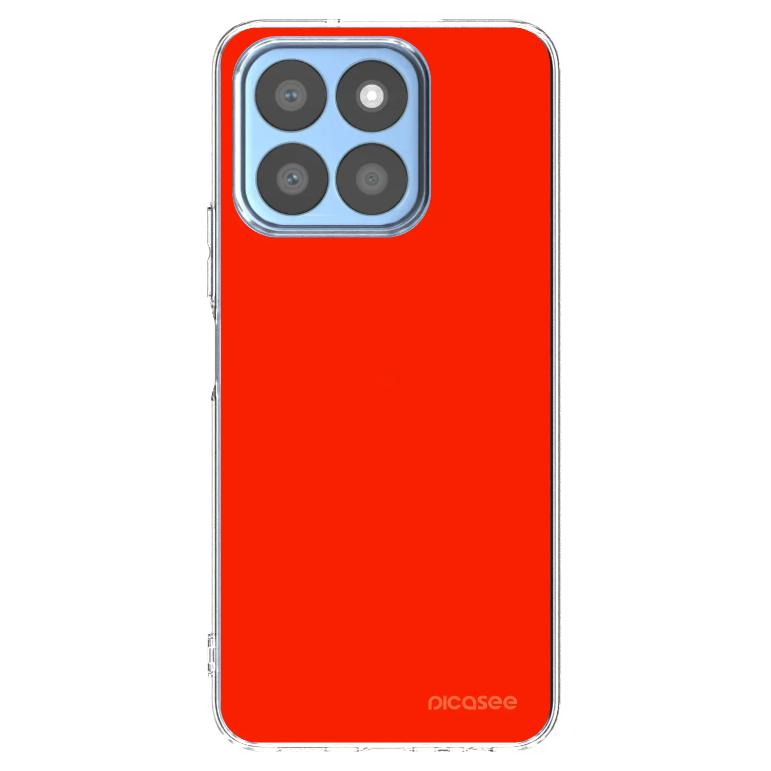 Picasee átlátszó szilikon tok az alábbi mobiltelefonokra Honor X8c - Maranello Red