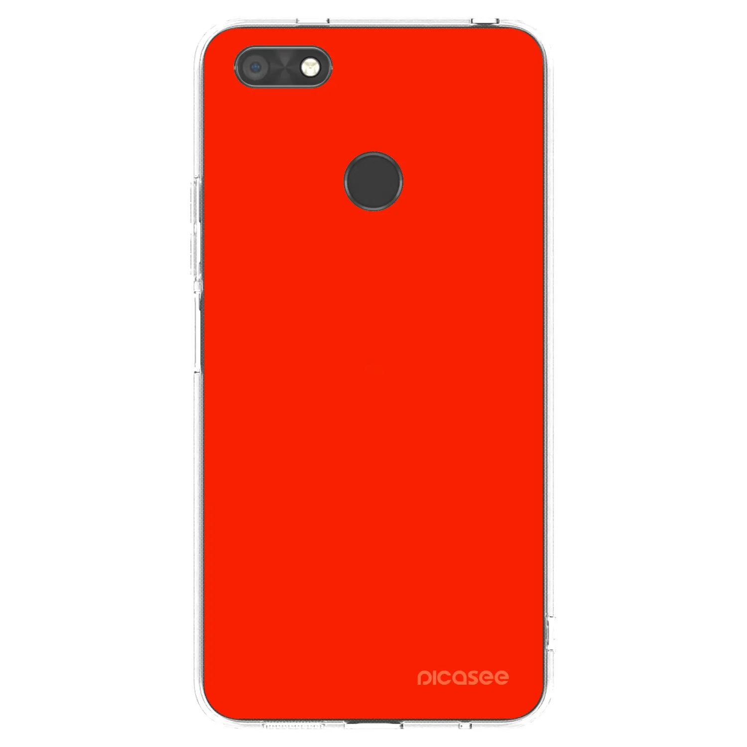 Picasee átlátszó szilikon tok az alábbi mobiltelefonokra Huawei P9 Lite Mini - Maranello Red