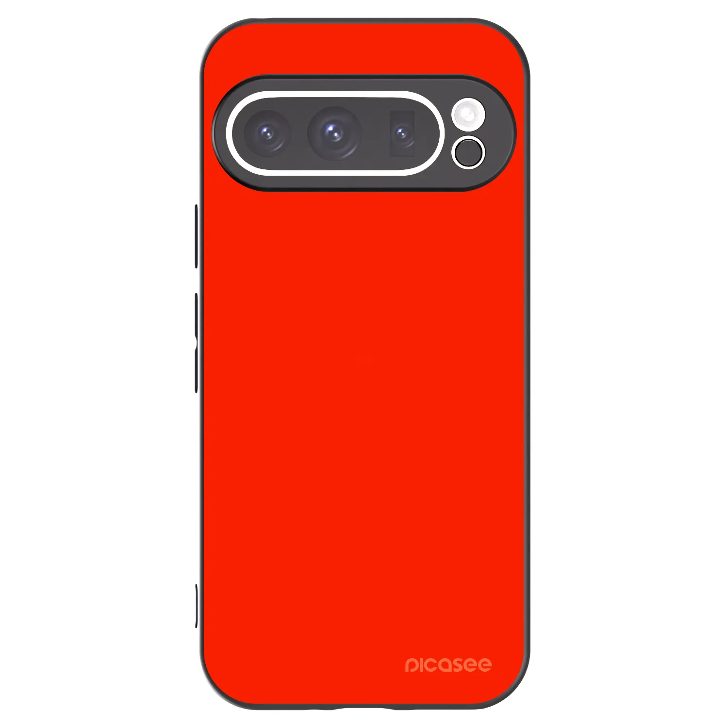 Picasee fekete szilikon tok az alábbi mobiltelefonokra Google Pixel 9 Pro - Maranello Red