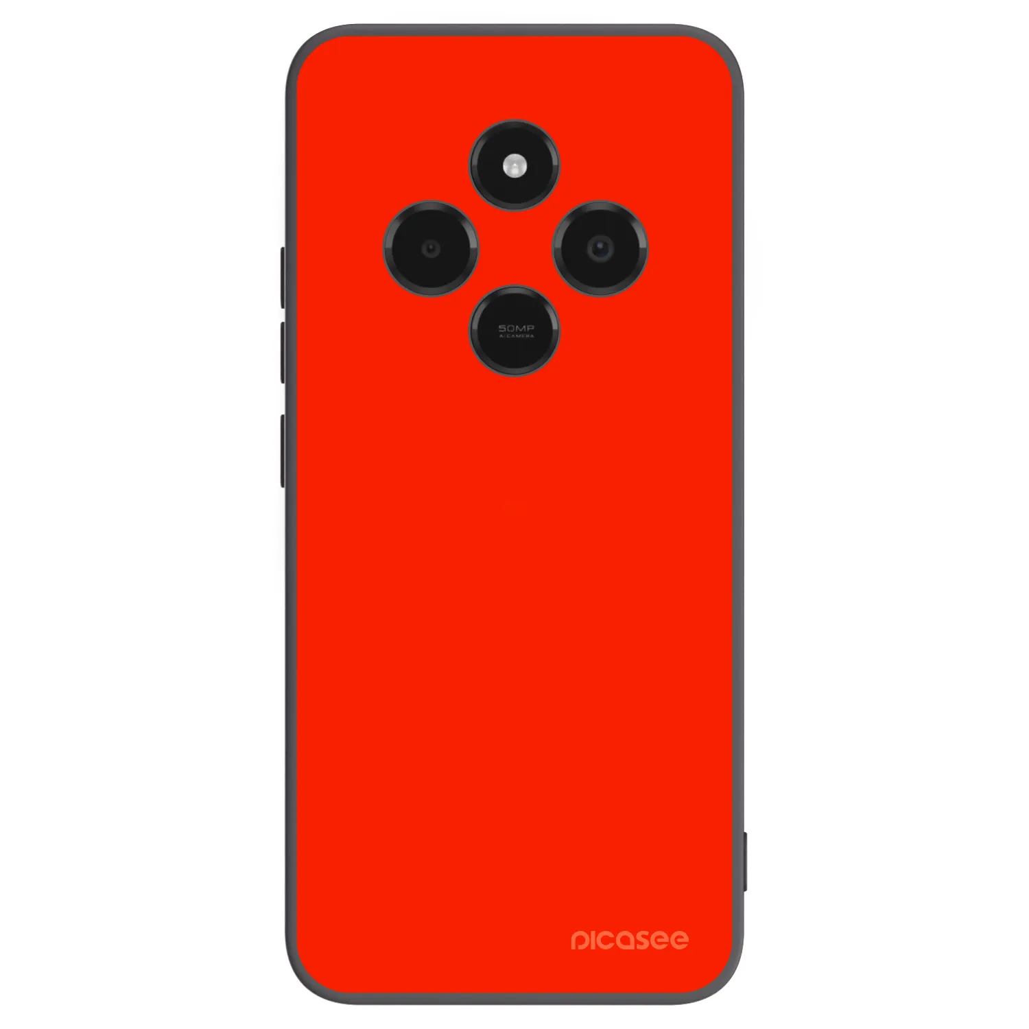 Picasee fekete szilikon tok az alábbi mobiltelefonokra Xiaomi Poco C75 - Maranello Red