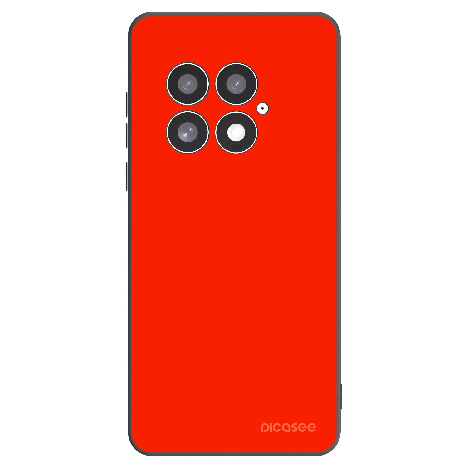 Picasee fekete szilikon tok az alábbi mobiltelefonokra OnePlus 13 5G - Maranello Red