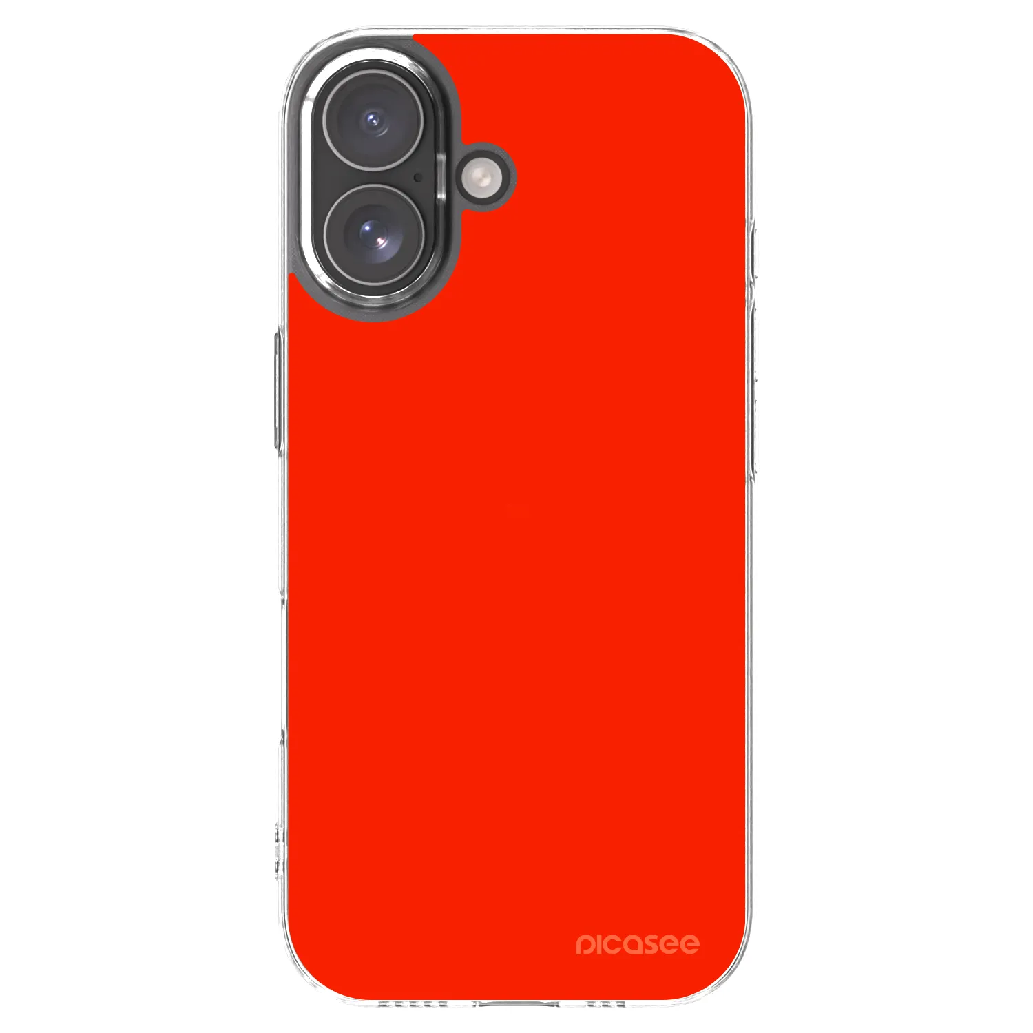 Picasee átlátszó szilikon tok az alábbi mobiltelefonokra Apple iPhone 17 - Maranello Red