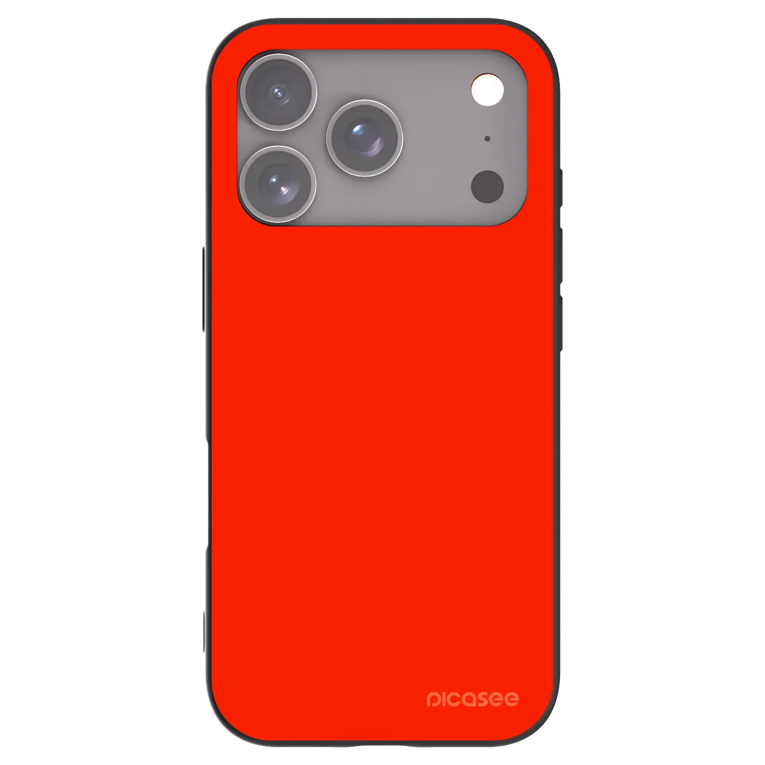 Picasee fekete szilikon tok az alábbi mobiltelefonokra Apple iPhone 17 Pro - Maranello Red