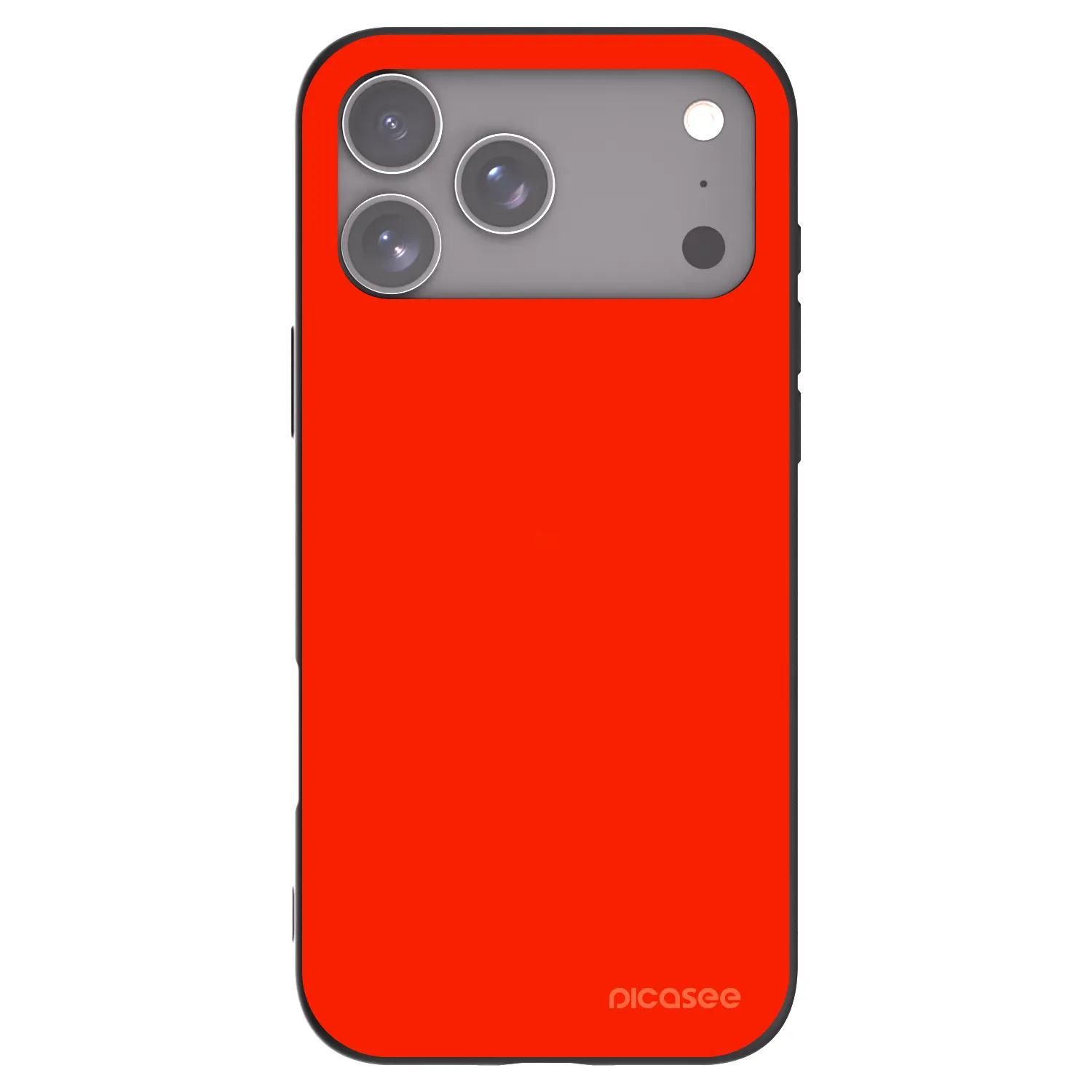 Picasee fekete szilikon tok az alábbi mobiltelefonokra Apple iPhone 17 Pro Max - Maranello Red