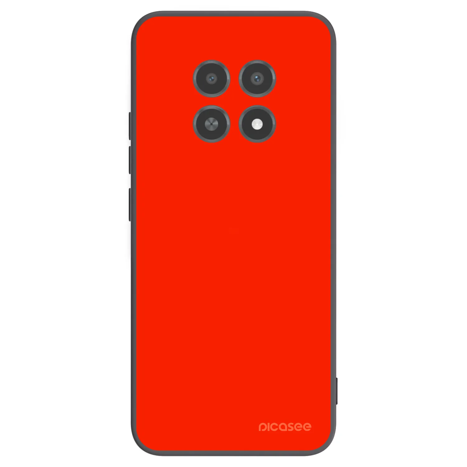 Picasee fekete szilikon tok az alábbi mobiltelefonokra Realme 12X - Maranello Red