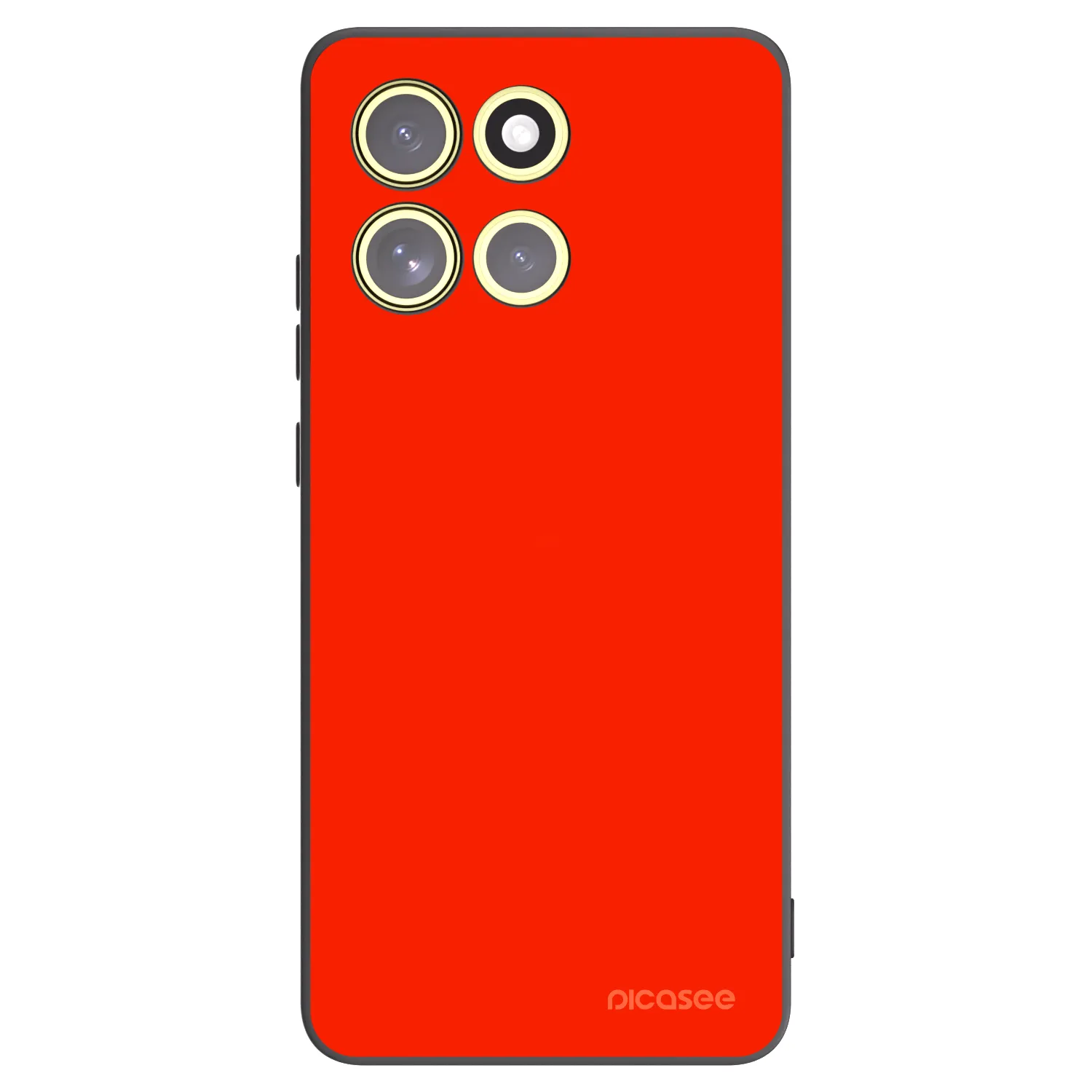 Picasee fekete szilikon tok az alábbi mobiltelefonokra Motorola Moto G86 5G - Maranello Red