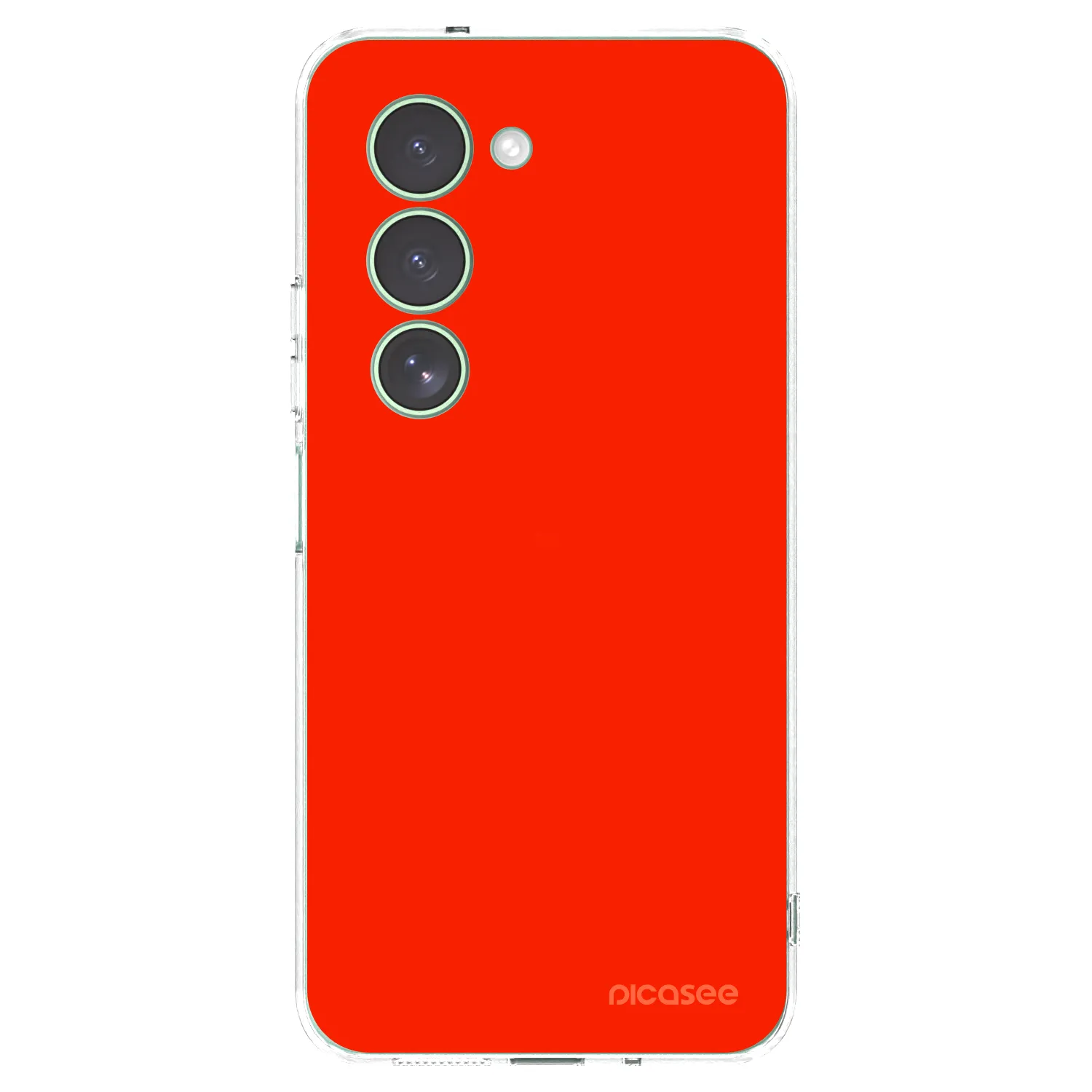 Picasee átlátszó szilikon tok az alábbi mobiltelefonokra Xiaomi Redmi 15 5G - Maranello Red
