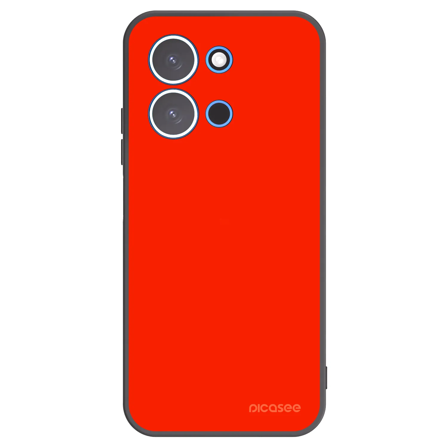 Picasee fekete szilikon tok az alábbi mobiltelefonokra Xiaomi Redmi 15C 4G - Maranello Red