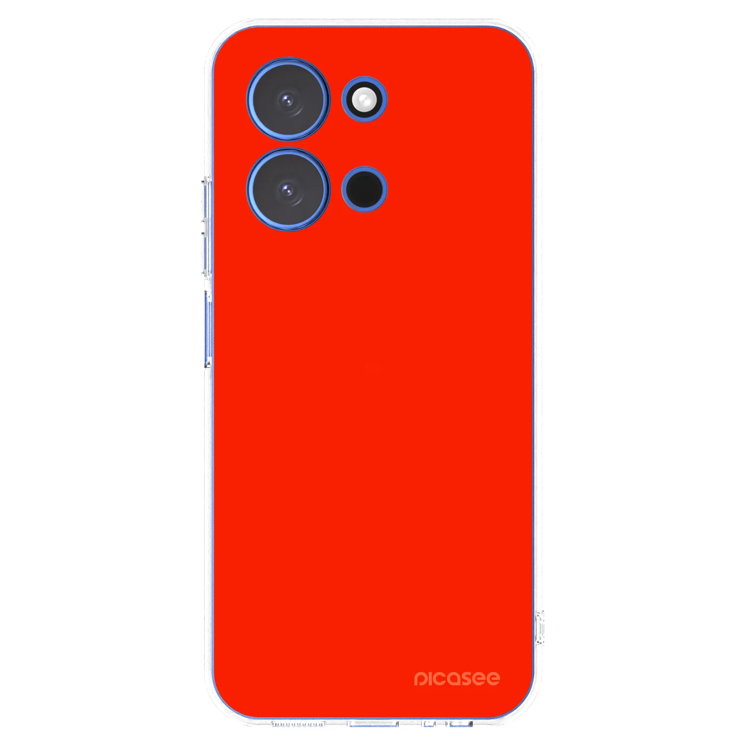Picasee átlátszó szilikon tok az alábbi mobiltelefonokra Xiaomi Redmi 15C 4G - Maranello Red