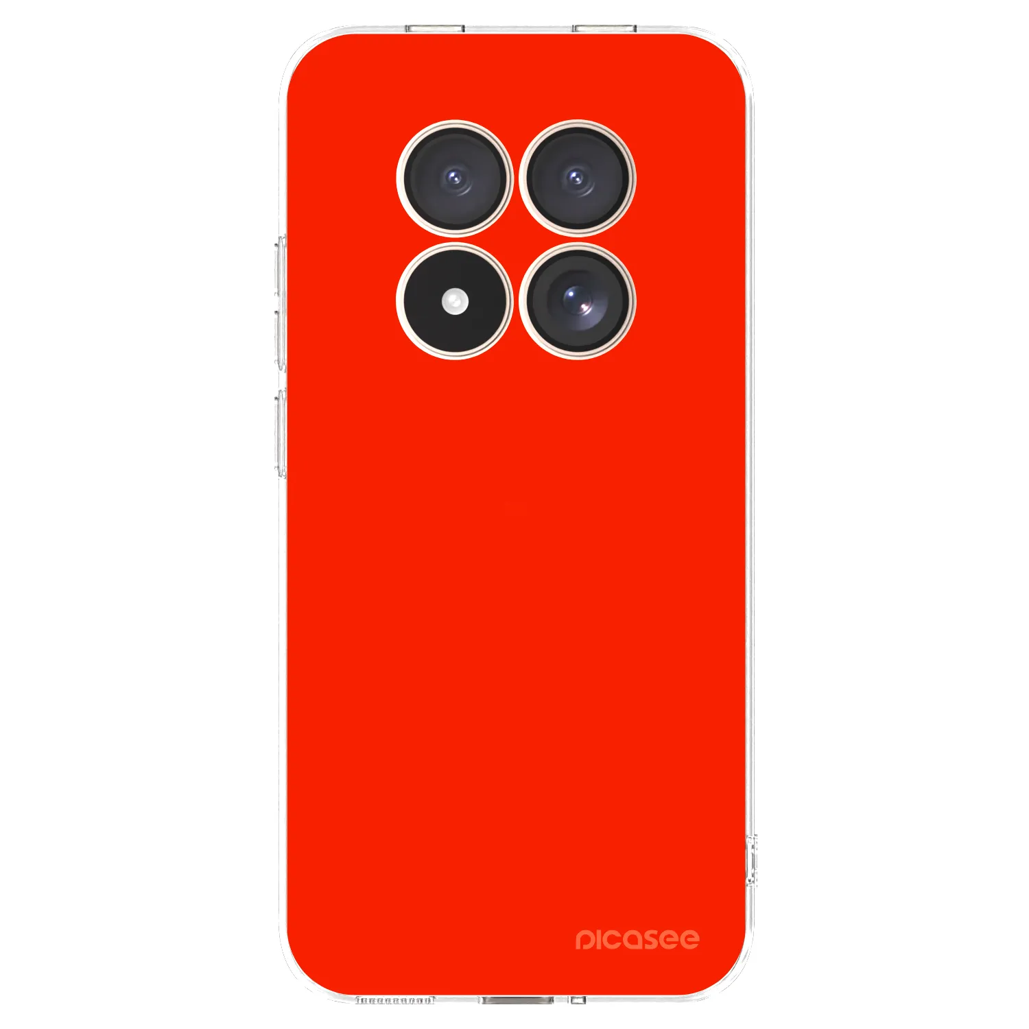 Picasee átlátszó szilikon tok az alábbi mobiltelefonokra Xiaomi Redmi Note 15 Pro 4G - Maranello Red