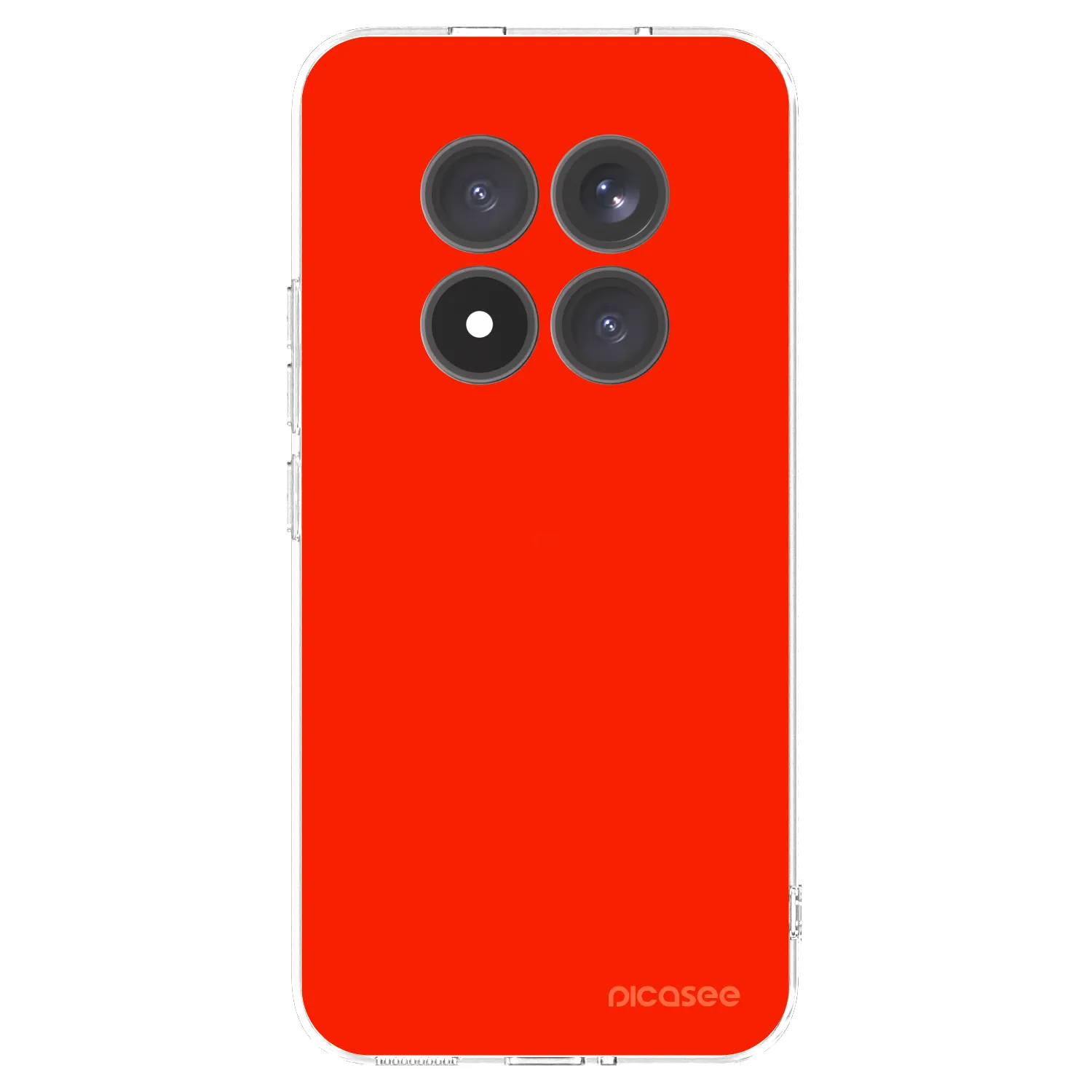 Picasee átlátszó szilikon tok az alábbi mobiltelefonokra Xiaomi Redmi Note 15 Pro+ - Maranello Red