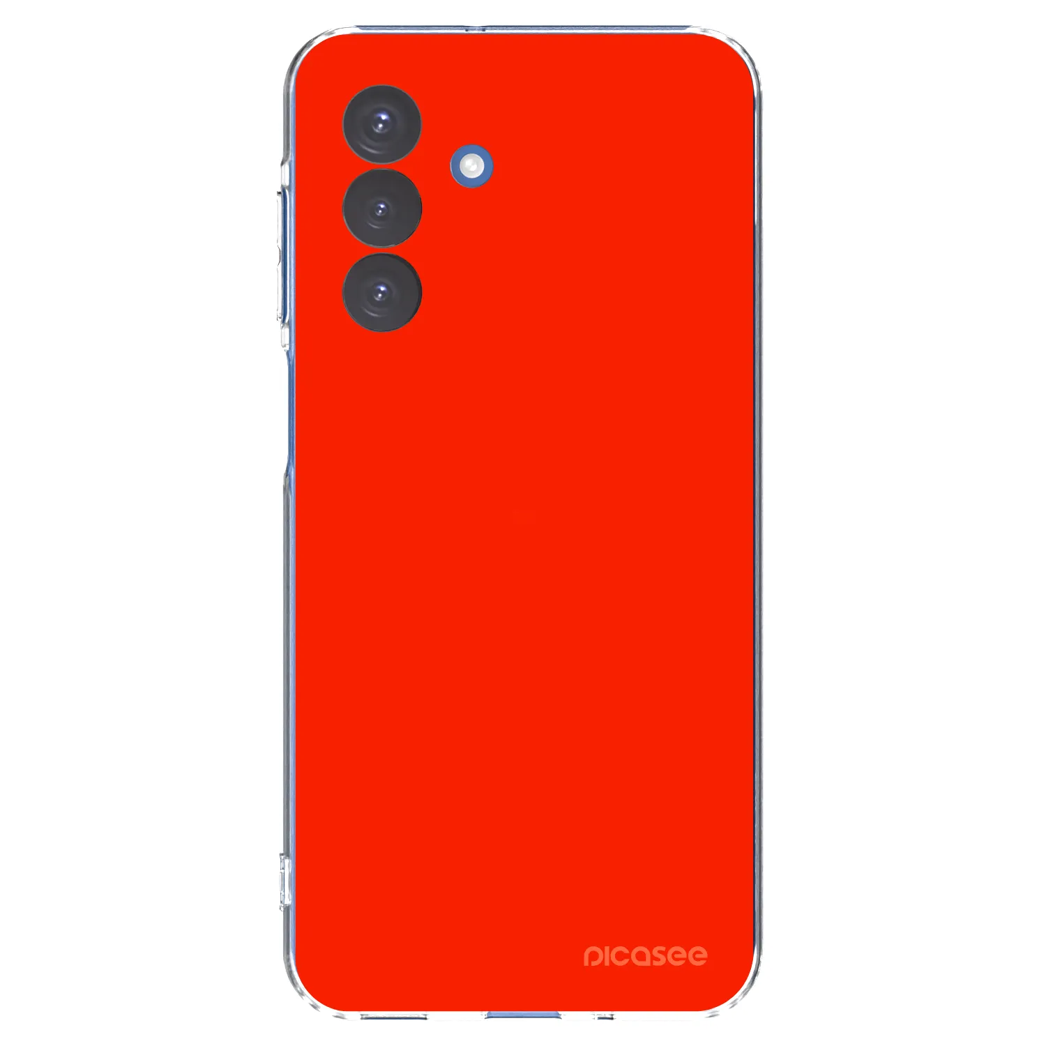 Picasee átlátszó szilikon tok az alábbi mobiltelefonokra Samsung Galaxy A17 5G - Maranello Red
