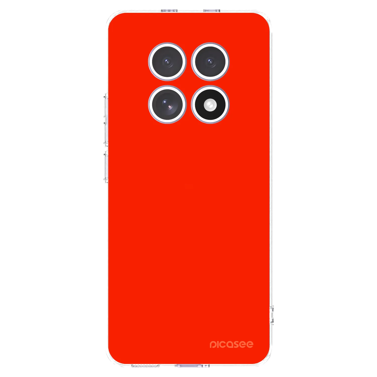Picasee átlátszó szilikon tok az alábbi mobiltelefonokra Xiaomi Redmi Note 15 - Maranello Red