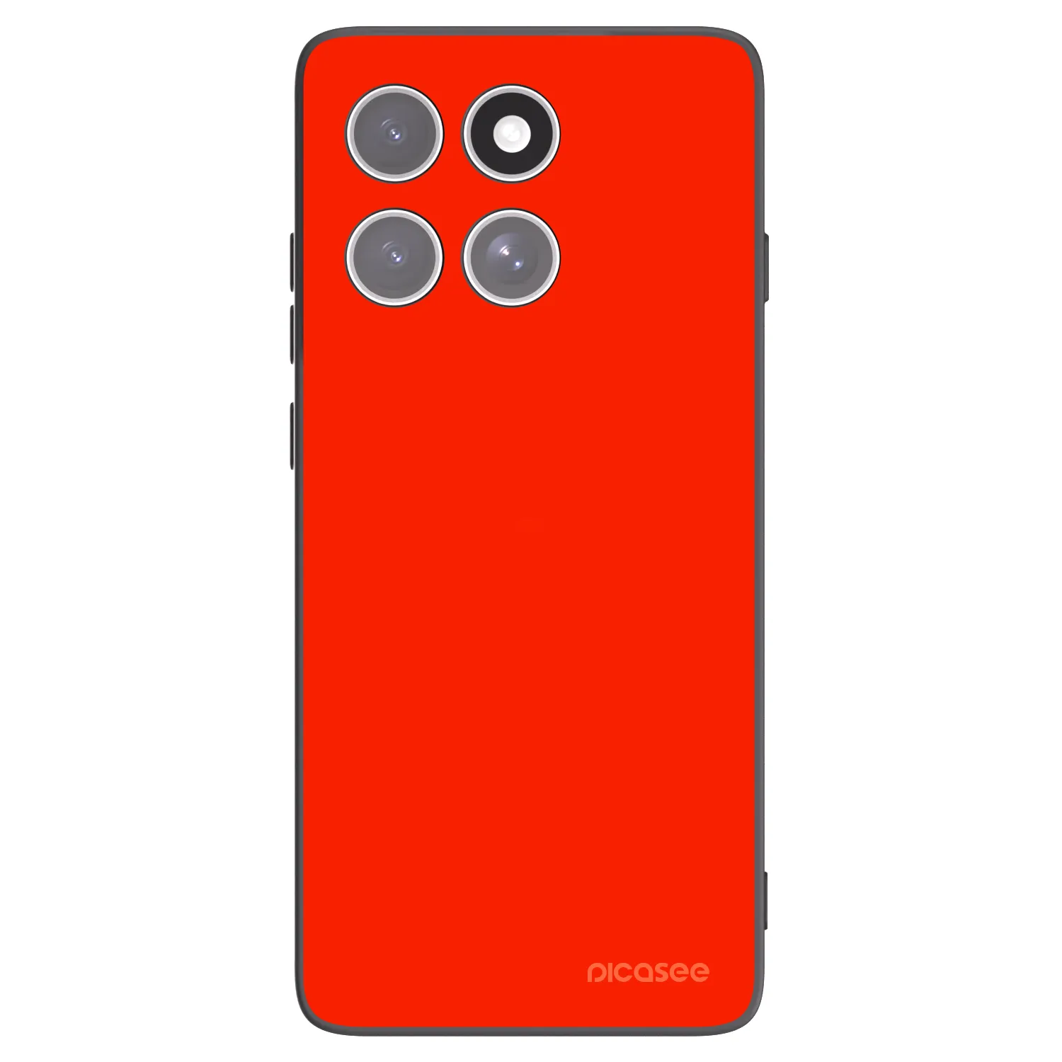 Picasee fekete szilikon tok az alábbi mobiltelefonokra Motorola Edge 60 Fusion - Maranello Red