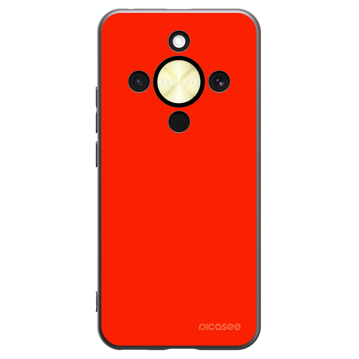Picasee fekete szilikon tok az alábbi mobiltelefonokra Honor Magic8 Lite 5G - Maranello Red