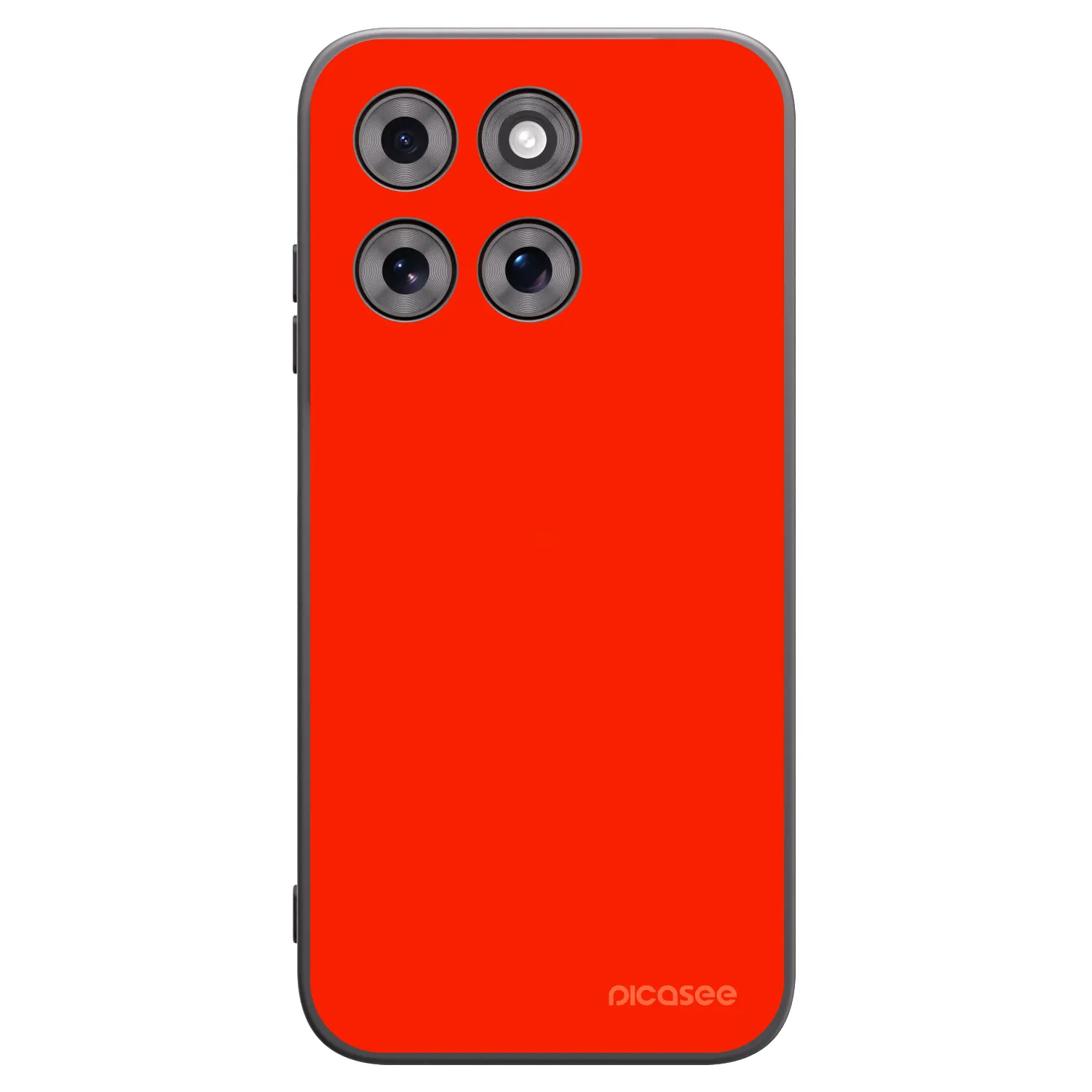 Picasee fekete szilikon tok az alábbi mobiltelefonokra Motorola Moto G77 - Maranello Red