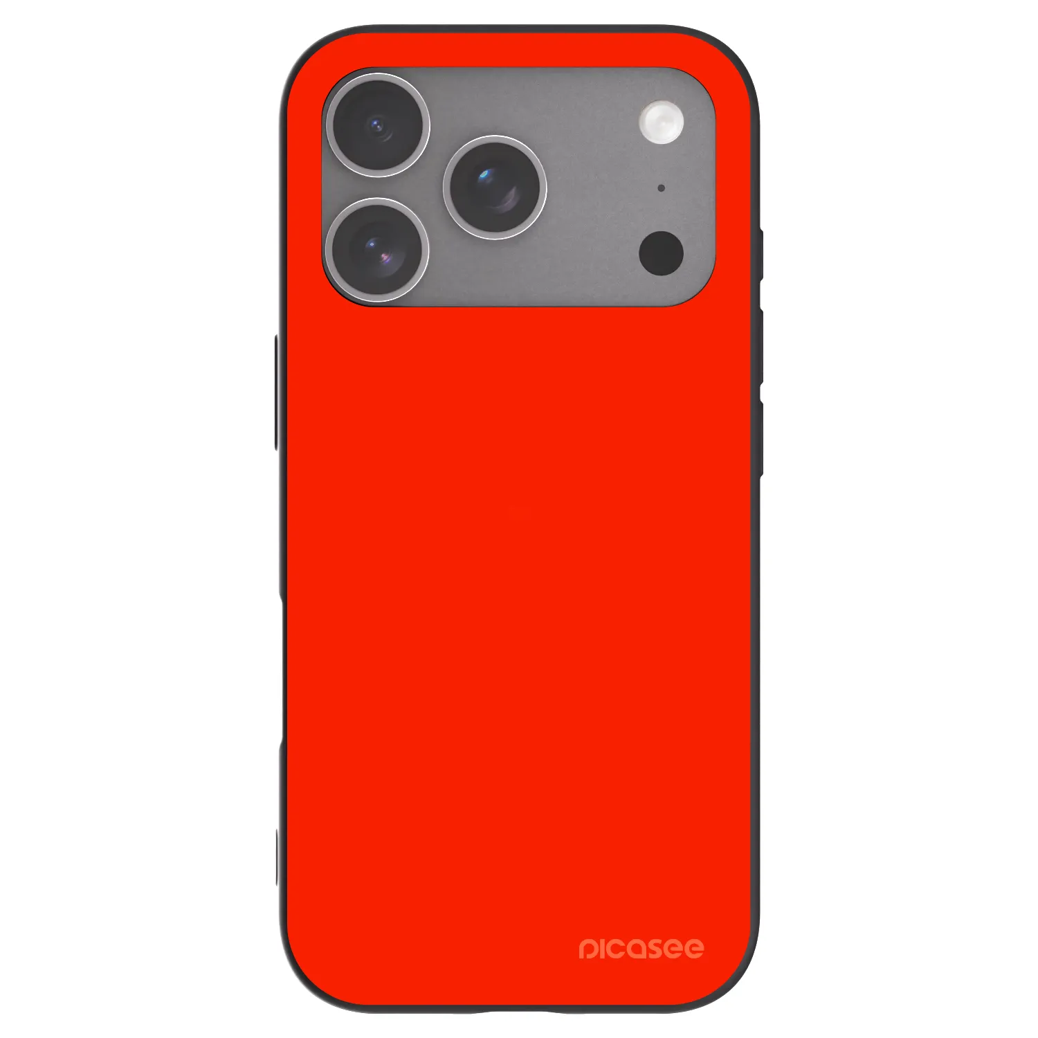 Picasee fekete szilikon tok az alábbi mobiltelefonokra Apple iPhone 18 Pro - Maranello Red