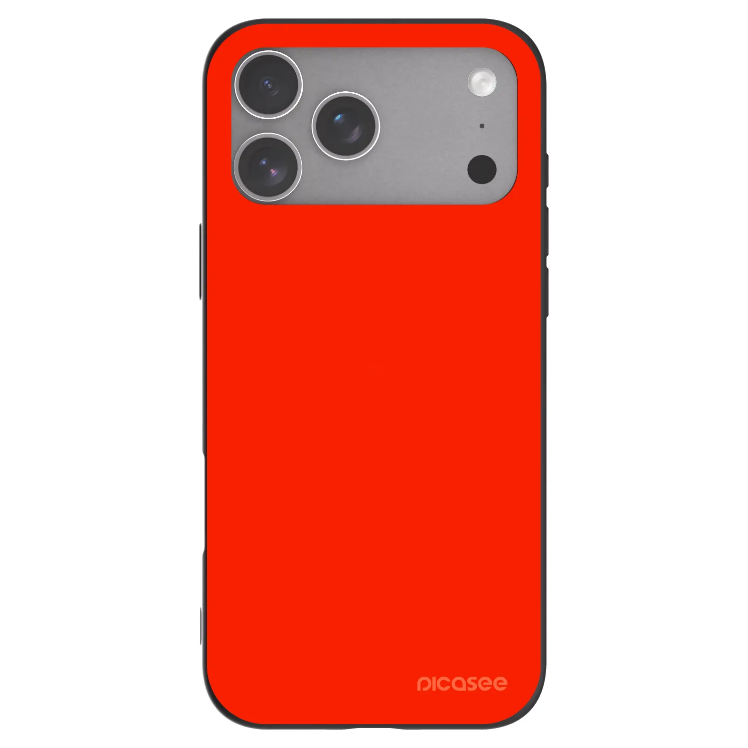 Picasee fekete szilikon tok az alábbi mobiltelefonokra Apple iPhone 18 Pro Max - Maranello Red