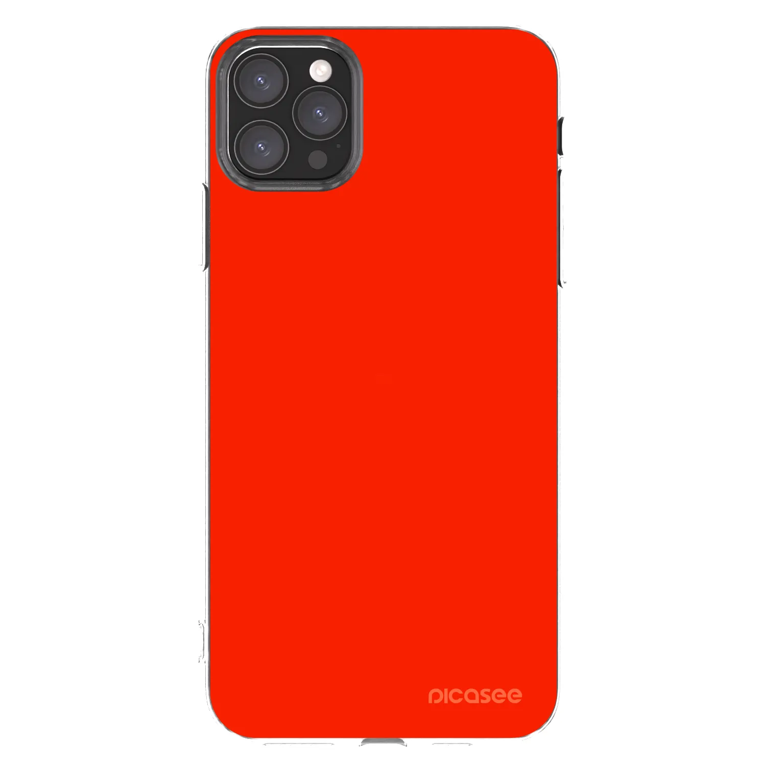 Picasee átlátszó szilikon tok az alábbi mobiltelefonokra Apple iPhone 11 Pro Max - Maranello Red