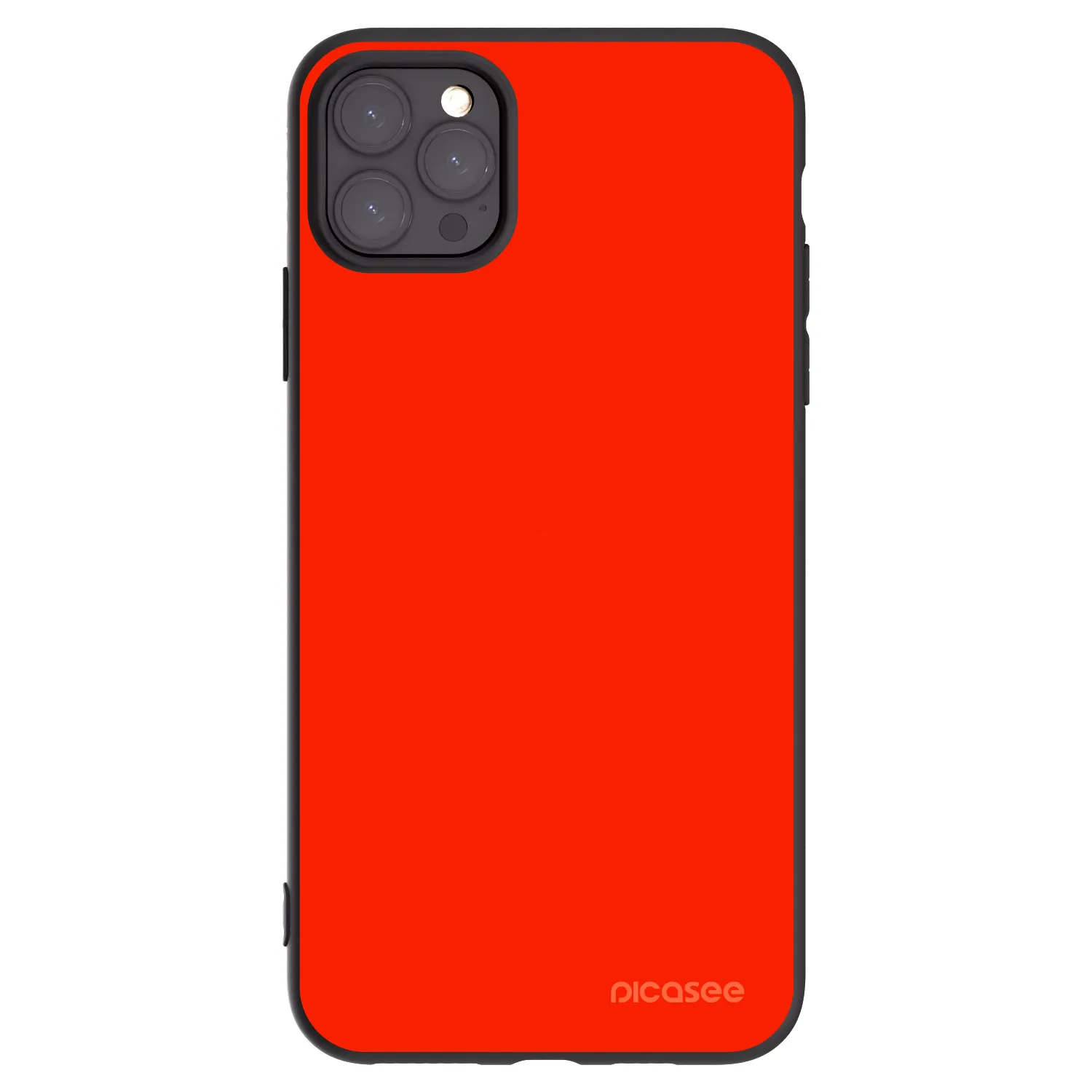 Picasee fekete szilikon tok az alábbi mobiltelefonokra Apple iPhone 11 Pro Max - Maranello Red