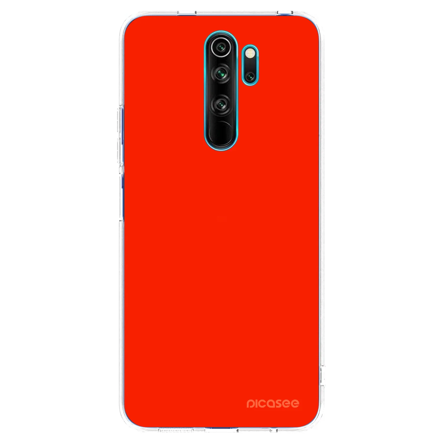 Picasee átlátszó szilikon tok az alábbi mobiltelefonokra Xiaomi Redmi Note 8 Pro - Maranello Red