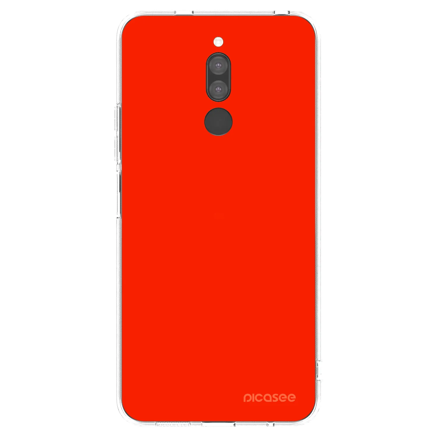Picasee átlátszó szilikon tok az alábbi mobiltelefonokra Xiaomi Redmi 8 - Maranello Red
