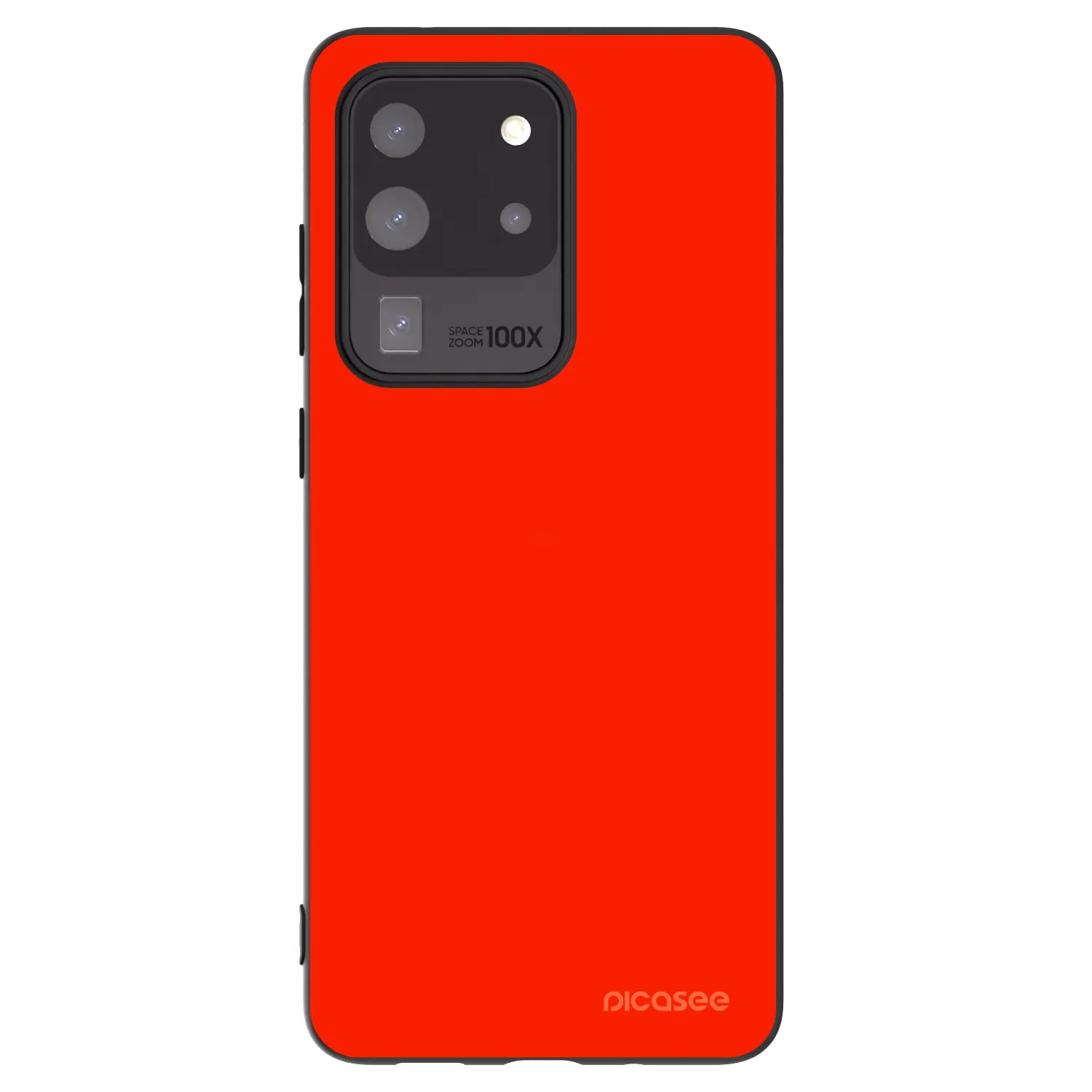 Picasee fekete szilikon tok az alábbi mobiltelefonokra Samsung Galaxy S20 Ultra 5G G988F - Maranello Red