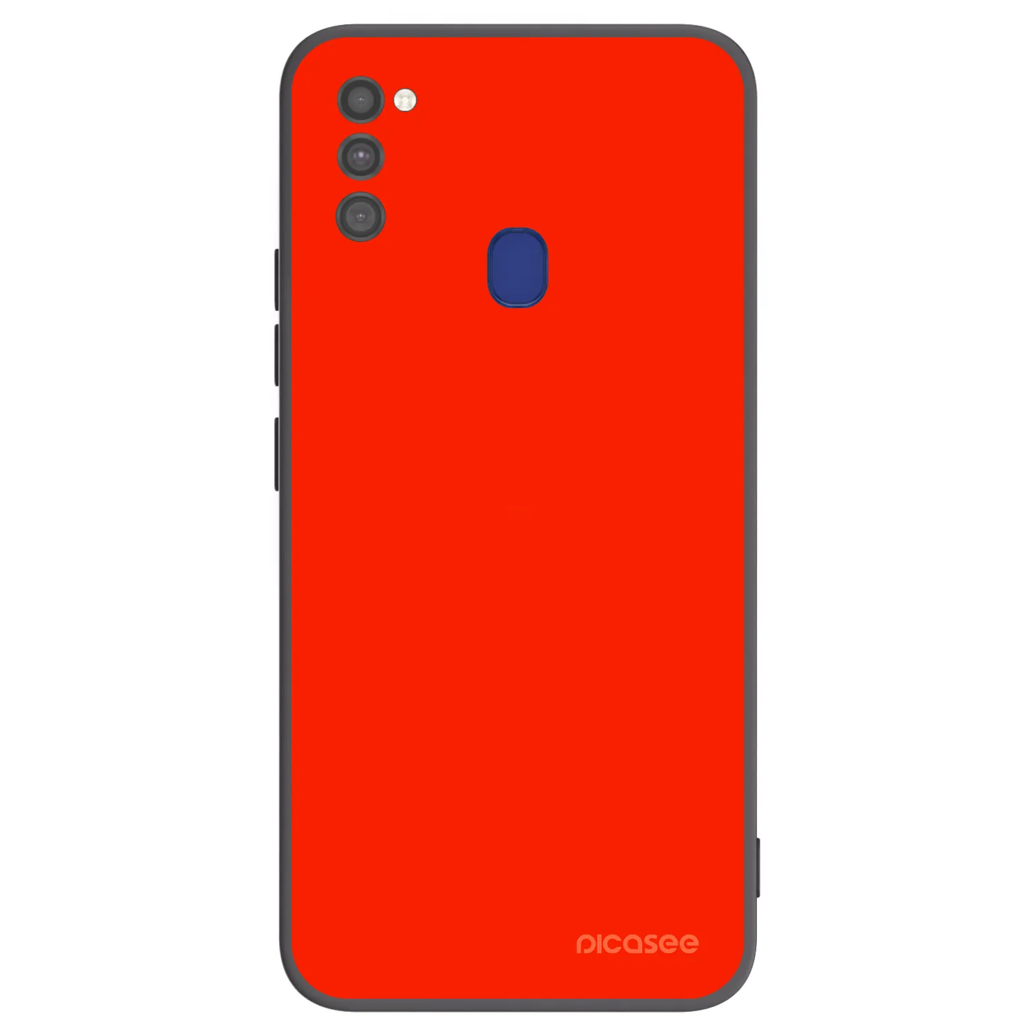 Picasee fekete szilikon tok az alábbi mobiltelefonokra Samsung Galaxy M21 M215F - Maranello Red
