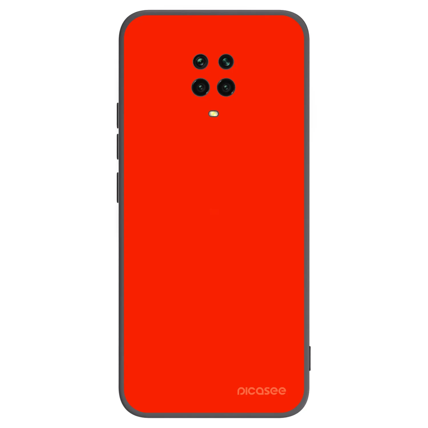 Picasee fekete szilikon tok az alábbi mobiltelefonokra Xiaomi Redmi Note 9S - Maranello Red