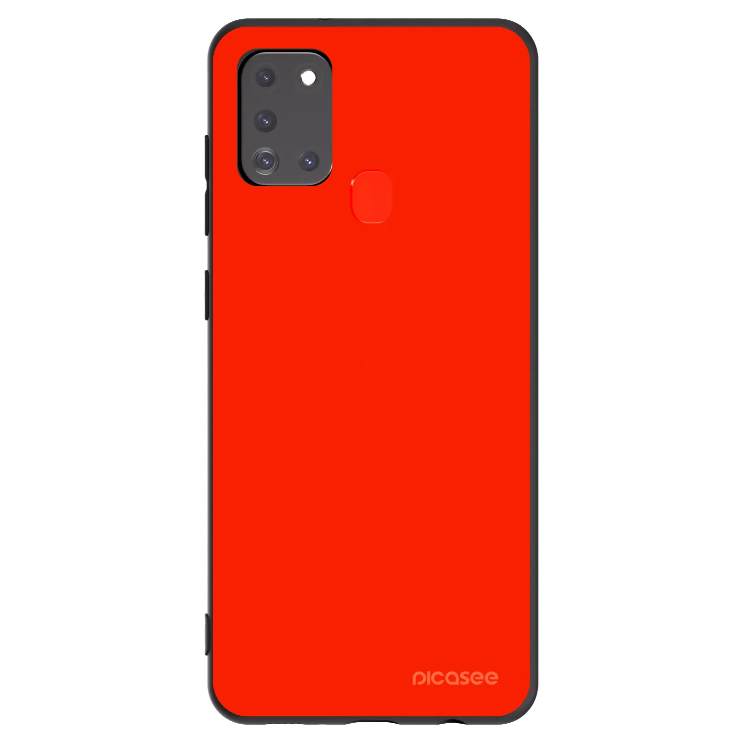 Picasee fekete szilikon tok az alábbi mobiltelefonokra Samsung Galaxy A21s - Maranello Red