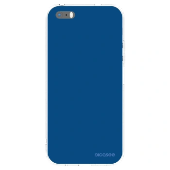 Picasee átlátszó szilikon tok az alábbi mobiltelefonokra Apple iPhone 6 Plus/6S Plus - Navy Blue