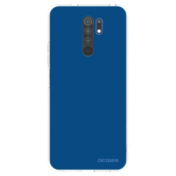 Picasee átlátszó szilikon tok az alábbi mobiltelefonokra Xiaomi Redmi 9 - Navy Blue