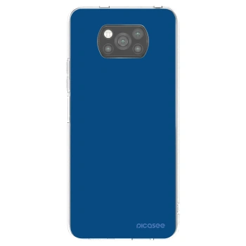 Picasee fekete szilikon tok az alábbi mobiltelefonokra Xiaomi Poco X3 - Navy Blue