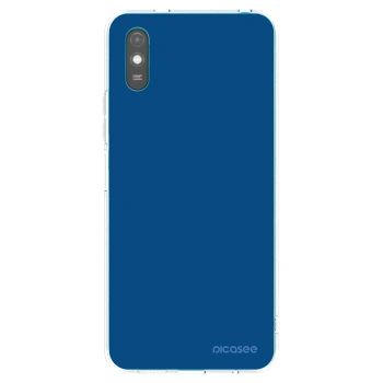 Picasee átlátszó szilikon tok az alábbi mobiltelefonokra Xiaomi Redmi 9AT - Navy Blue
