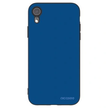 Picasee fekete szilikon tok az alábbi mobiltelefonokra Apple iPhone XR - Navy Blue