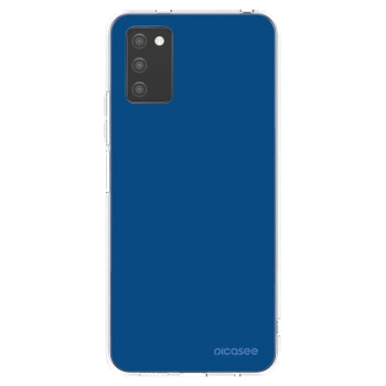Picasee átlátszó szilikon tok az alábbi mobiltelefonokra Samsung Galaxy A02s A025G - Navy Blue