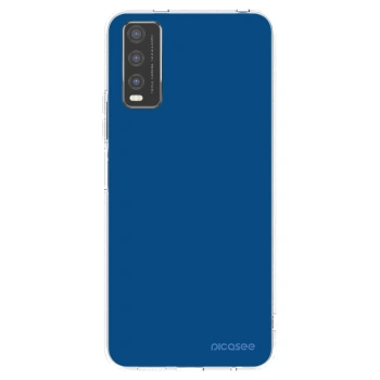 Picasee átlátszó szilikon tok az alábbi mobiltelefonokra Vivo Y20s - Navy Blue