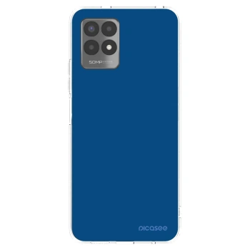 Picasee átlátszó szilikon tok az alábbi mobiltelefonokra Realme 8i - Navy Blue