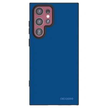 Picasee fekete szilikon tok az alábbi mobiltelefonokra Samsung Galaxy S22 Ultra 5G - Navy Blue