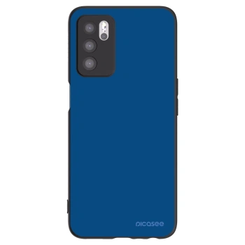 Picasee fekete szilikon tok az alábbi mobiltelefonokra OPPO A16s - Navy Blue