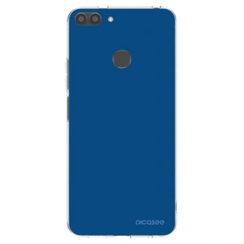 Picasee átlátszó szilikon tok az alábbi mobiltelefonokra Huawei P Smart - Navy Blue