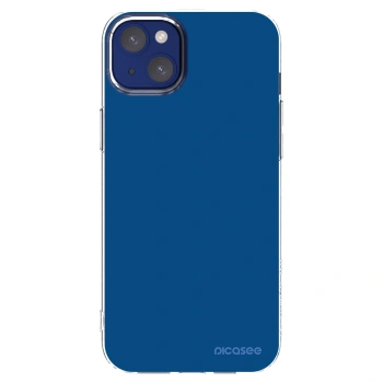 Picasee átlátszó szilikon tok az alábbi mobiltelefonokra Apple iPhone 14 Plus - Navy Blue