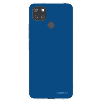 Picasee átlátszó szilikon tok az alábbi mobiltelefonokra Realme C21Y - Navy Blue